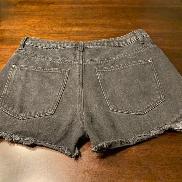 Adam Levine Women's Grommet Denim Shorts - Picture 4 of 5